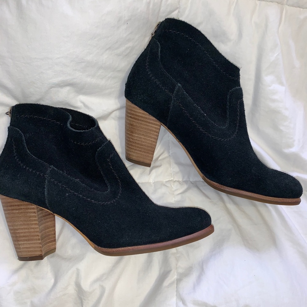 Black Suede Ugg Booties!